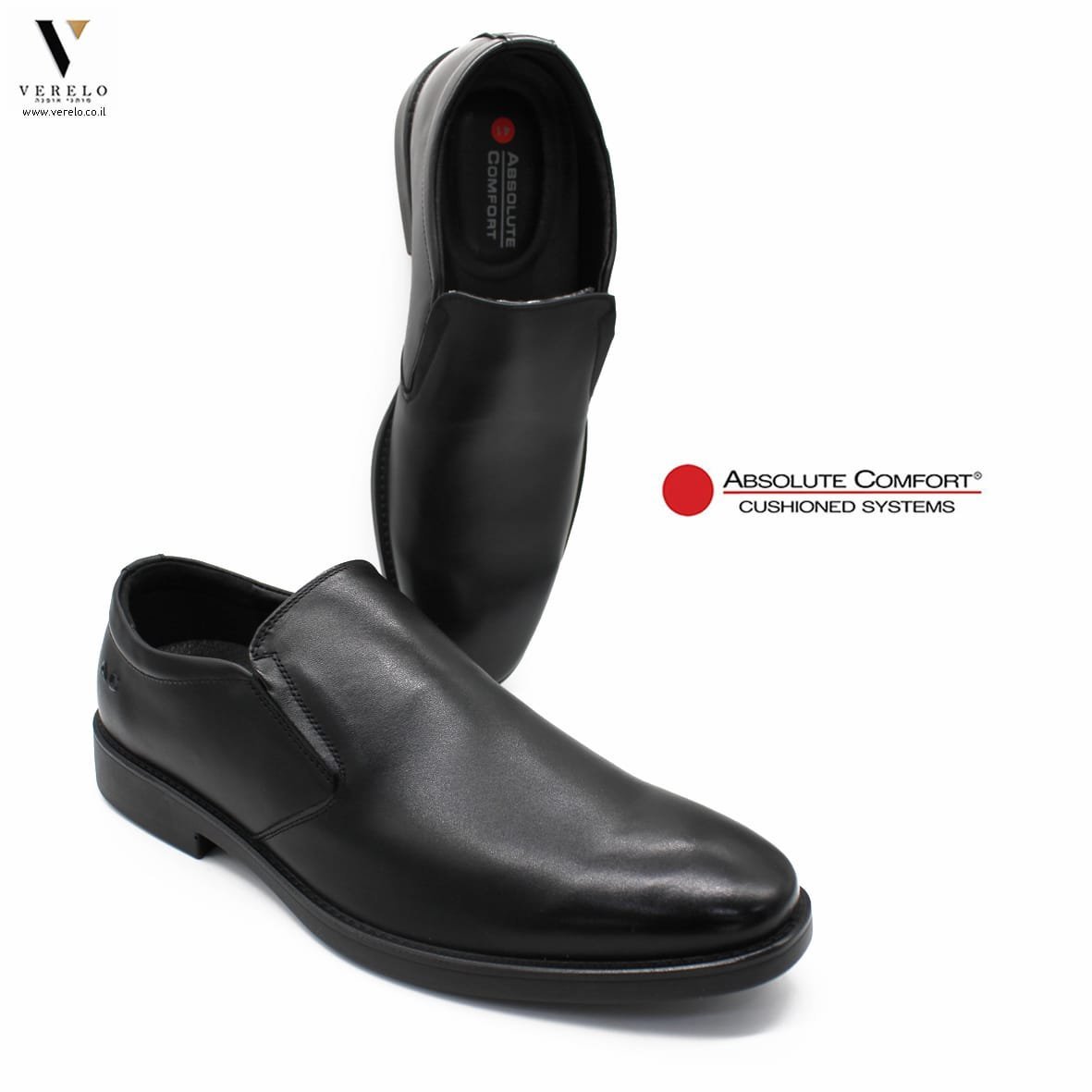 ABSOLUTE-COMFORT-ARIZONA-311208-BLACK.jpg נעלי עור אלגנטיות בלי שרוכים ABSOLUTE COMFORT ARIZONA – תמונה 1