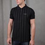 פולו קצר עם רוכסן של BERARDI-Denim