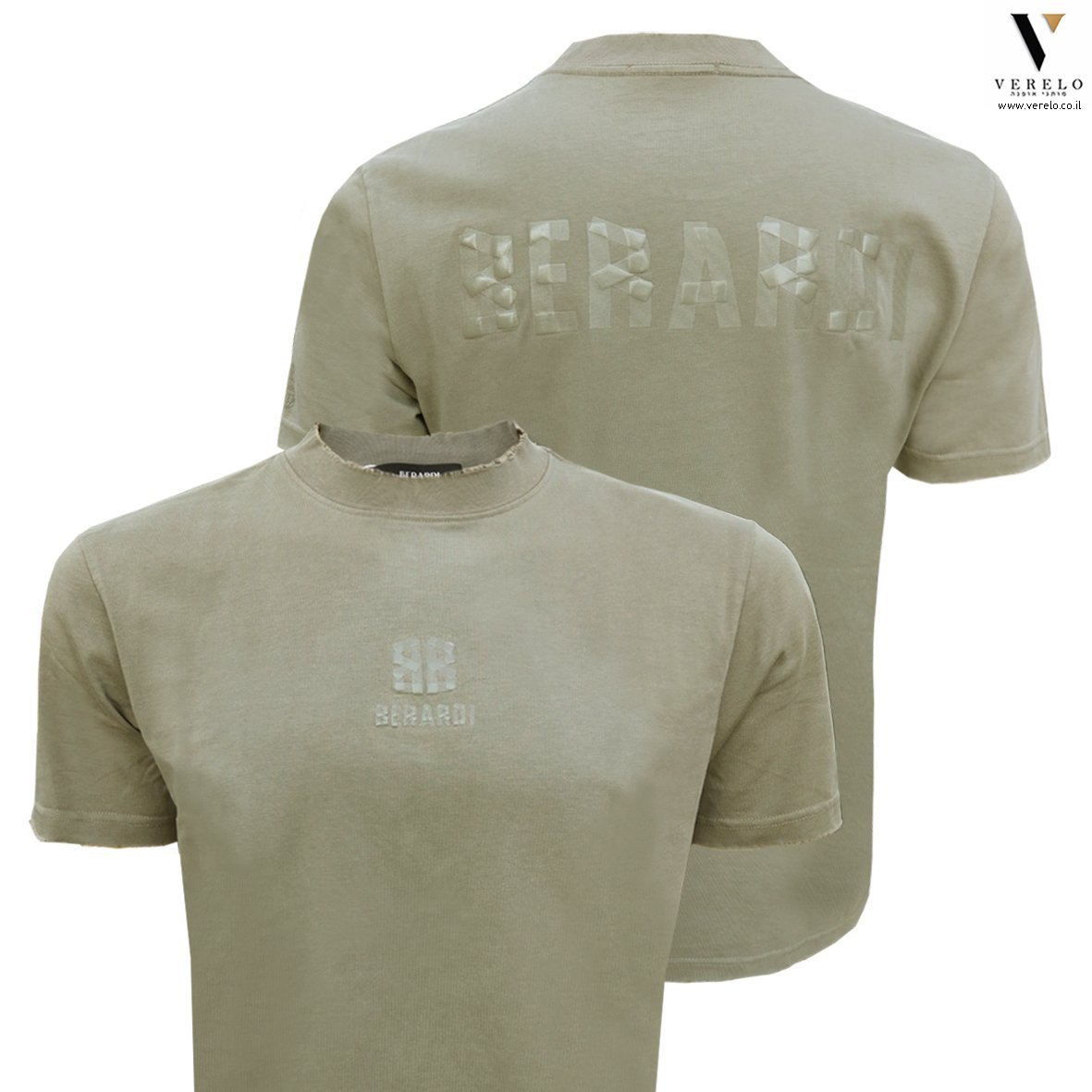 BERARDI-LIMITED-KHAKI-3306-3.jpg טי שירט אוברסייז של BERARDI-LIMITED – תמונה 1