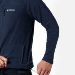 ⁦מעיל פליס במידות גדולות נייבי COLUMBIA⁩ – תמונה ⁦4⁩