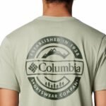 טי-שירט לגברים של COLUMBIA LIGHT GREEN – תמונה 4