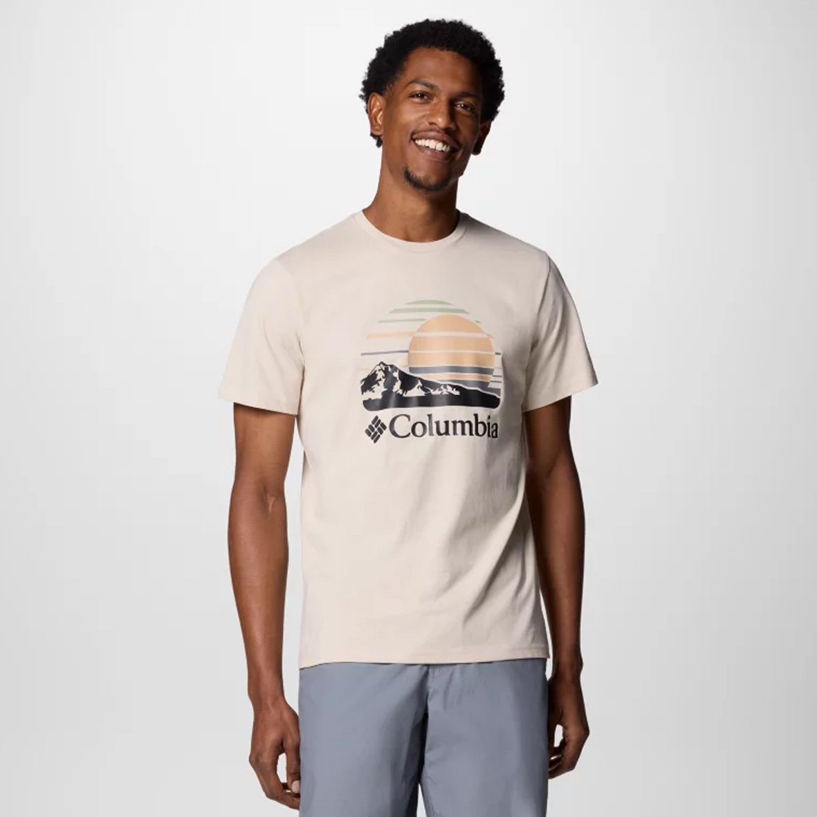 COLUMBIA-T-SHIRT-1934814281.jpg טי-שירט ביג כותנה לגברים של COLUMBIA – תמונה 1