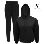 חליפת טרנינג קפוצ'ון לנשים DIADORA 23173100-BLACK