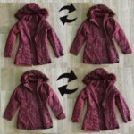 ⁦מעיל קפטשיון דו צדדים DINAMIT JEANS-2286A-BORDO⁩ – תמונה ⁦3⁩