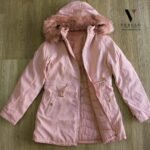 מעיל קפטשיון דו צדדים DINAMIT JEANS-2286A-PINK