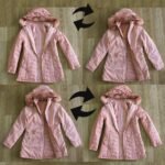 ⁦מעיל קפטשיון דו צדדים DINAMIT JEANS-2286A-PINK⁩ – תמונה ⁦3⁩