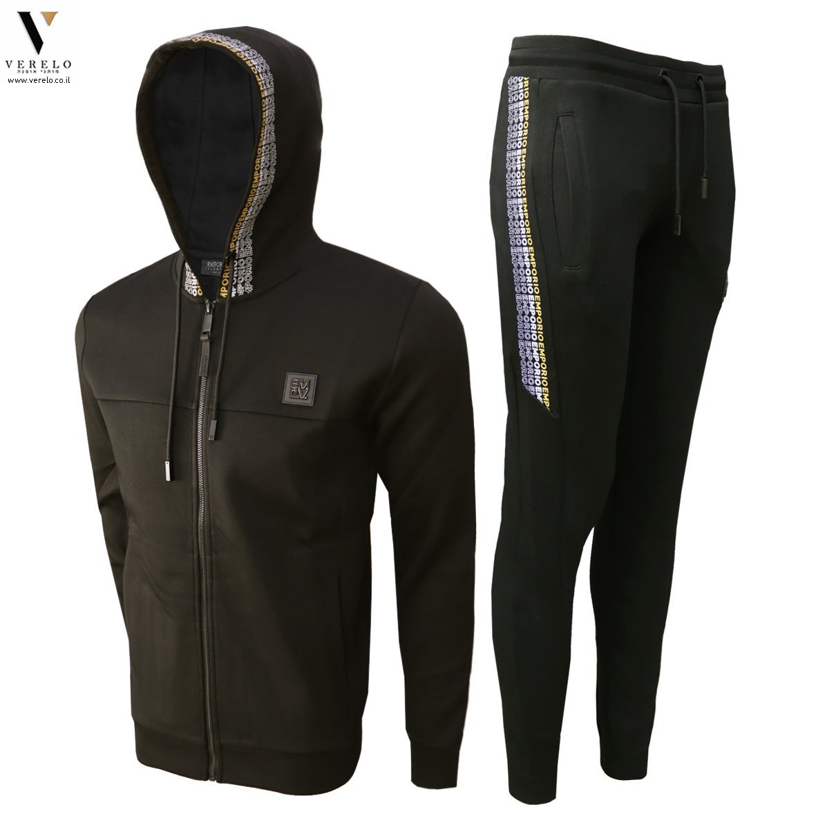 EMPORIO-VALENTINI-JSFW2432-BLACK-2.jpg חליפת קפוצ'ון של EMPORIO VALENTINI – תמונה 1