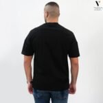 ⁦טי שירט שחור אוברסייז  EMPORIO VALENTINI⁩ – תמונה ⁦2⁩