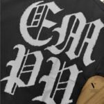 ⁦טי שירט שחור אוברסייז  EMPORIO VALENTINI⁩ – תמונה ⁦6⁩