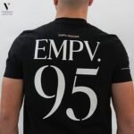 ⁦טי שירט שחור EMPORIO VALENTINI⁩ – תמונה ⁦2⁩