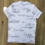 ⁦טי שירט מעוצב לבן של EMPORIO VALENTINI⁩ – תמונה ⁦4⁩