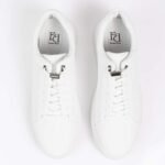 ⁦סניקרס לגברים לבנות FRANCO BANE⁩ – תמונה ⁦2⁩