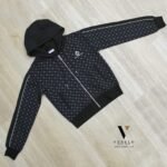 ⁦חליפת קפוצ'ון מעוצבת עם רוכסן של GIORGIO BELLINI 3125-BLACK⁩ – תמונה ⁦2⁩