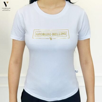 טי שירט לצעירות GIORGIO BELLINI-GBTS3025-WHITE