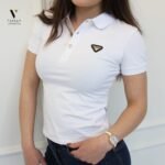 פולו חלק קצר לצעירות GIORGIO BELLINI-GBTS3027-WHITE