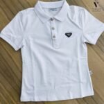 ⁦פולו חלק קצר לצעירות GIORGIO BELLINI-GBTS3027-WHITE⁩ – תמונה ⁦5⁩