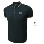 פולו קצר שחור של GIORGIO BELLINI – תמונה 3