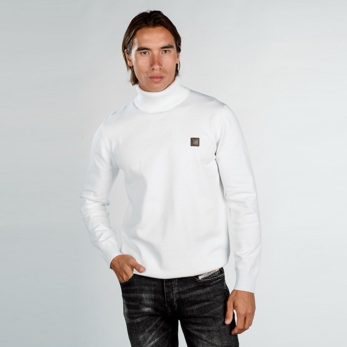 GIORGIO-CAVANNI-MHN-12-WHITE.jpg סריג גולף לגברים של GIORGIO CAVANNI – תמונה 1