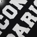 ⁦פולו קצר שחור כותנה של ICON PARIS⁩ – תמונה ⁦10⁩