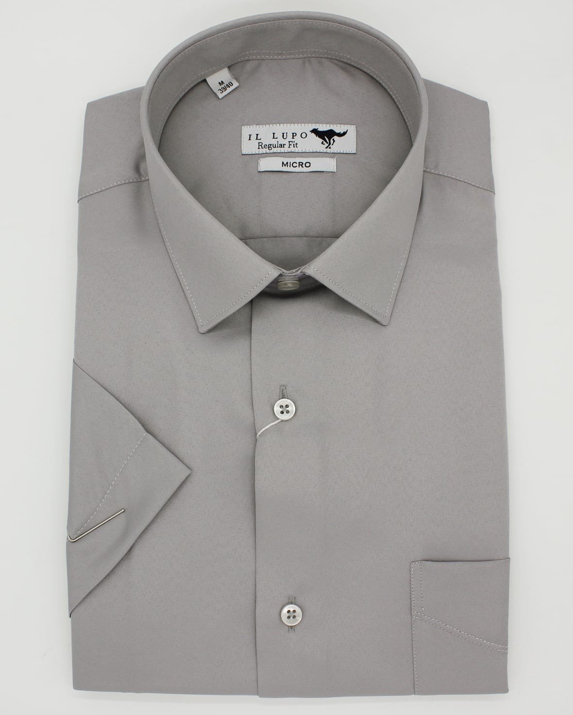 IL-LUPO-classic-grey3-1.jpg חולצה מכופתרת קצרה IL LUPO-GREY – תמונה 1