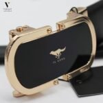 ⁦חגורת עור קלאץ אלגנטי IL LUPO08⁩ – תמונה ⁦3⁩