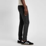 ⁦גינס אפור גזרה סקיני של LEE Malone⁩ – תמונה ⁦4⁩