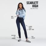 ⁦ג'ינס בגזרה גבוהה לנשים של Lee SCARLETT HIGH -112346881⁩ – תמונה ⁦6⁩