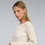 ⁦סריג לנשים ספורט אלגנטי של NAUTICA 54001SBNFA24 - CREAM⁩ – תמונה ⁦4⁩