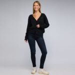 ⁦סריג לנשים עם כפתורים של NAUTICA 54006SBNFA24-BLACK⁩ – תמונה ⁦3⁩