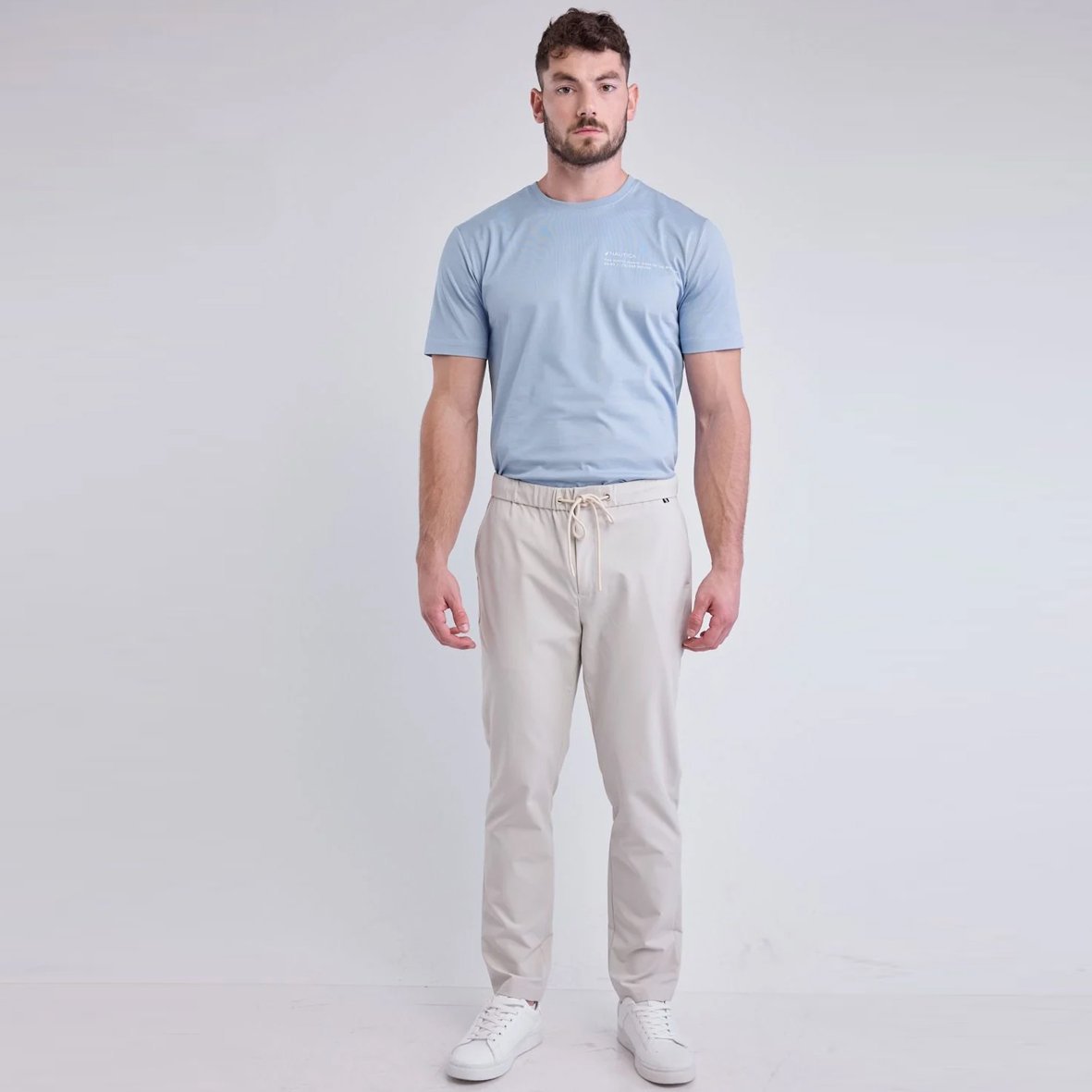 NAUTICA-BMS2506JGSBNSP25-STONE3.jpg מכנסים ספורט אלגנטי של Nautica BMS2506JGSBNSP25-2TT – תמונה 1