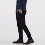 מכנסי צ’ינו שחור כותנה NAUTICA Chino – תמונה 3