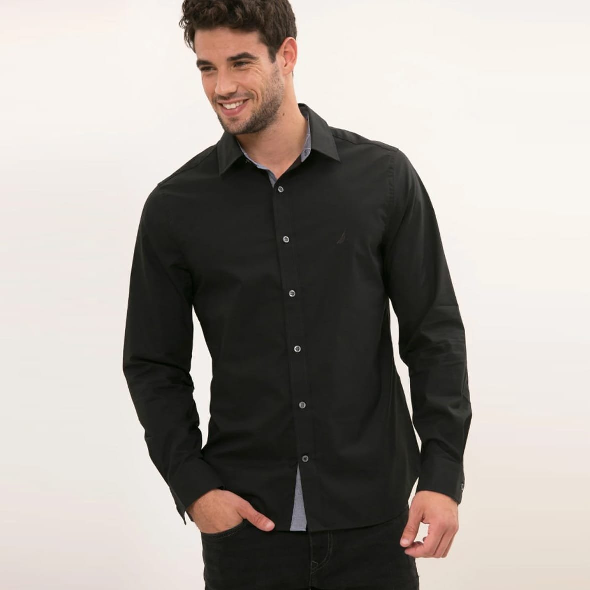 NAUTICA-W81I02-3.jpg חולצה מכופתרת בגזרת NAUTICA W81I02 TAILORED FIT – תמונה 1