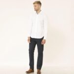 ⁦חולצה מכופתרת חלקה NAUTICA W81I02 TAILORED FIT⁩ – תמונה ⁦3⁩
