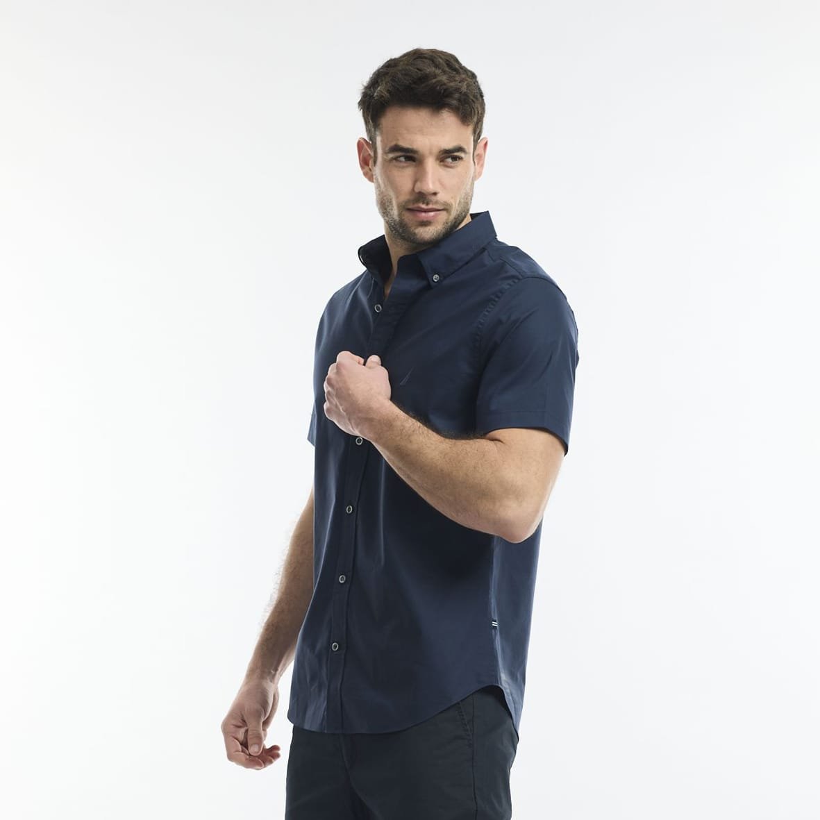 NAUTICA-W81I03-4NY-4.jpg חולצה מכופתרת קצרה NAUTICA W81I03 4NY – תמונה 1