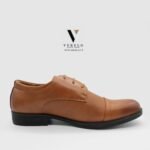 ⁦נעלי אלגנטיות עם שרוכים ORTALINY 1481-TG-BROWN⁩ – תמונה ⁦3⁩