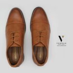 ⁦נעלי אלגנטיות עם שרוכים ORTALINY 1481-TG-BROWN⁩ – תמונה ⁦5⁩