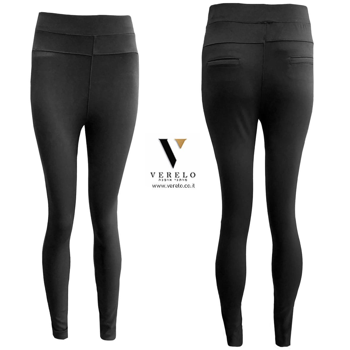 POKER3.jpg מכנס טייץ פוקר חלק POKER-BLACK – תמונה 1