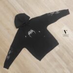 קפוצ’ון שחור מעוצב ROBERTO VINO – תמונה 3