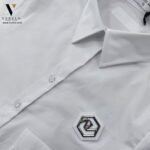 ⁦חולצה מכופתרת לנשים של ROBERTO VINO RVSH1052-WHITE⁩ – תמונה ⁦4⁩