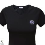 ⁦טי שירט לצעירות של ROBERTO VINO TS1024-BLACK⁩ – תמונה ⁦2⁩