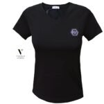 ⁦טי שירט לצעירות של ROBERTO VINO TS1024-BLACK⁩ – תמונה ⁦4⁩