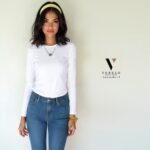 מעבר כותנה לנשים של ROBERTO VINO TS1113-WHITE