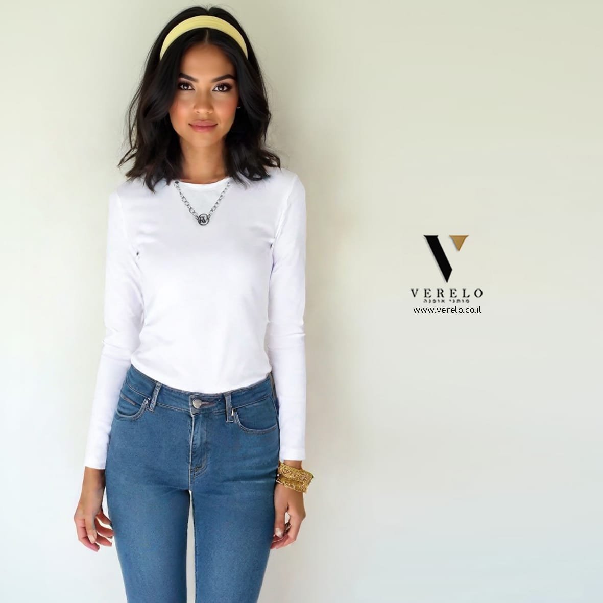 ROBERTO-VINO-TS1113-WHITE.jpg מעבר כותנה לנשים של ROBERTO VINO TS1113-WHITE – תמונה 1