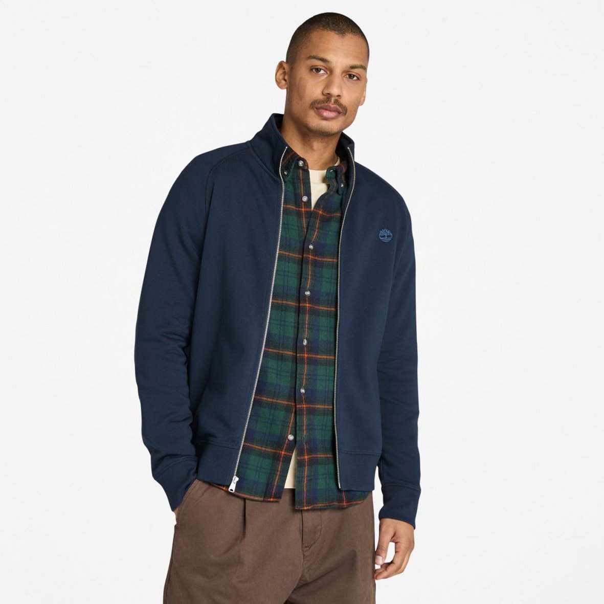 TIMBERLAND-TB0A5MDE-433.jpg סווטשירט לגברים רוכסן מלא של TIMBERLAND – תמונה 1