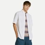 ⁦חולצה מכופתרת עם שרוולים קצרים Timberland TB0A2EYE100⁩ – תמונה ⁦3⁩