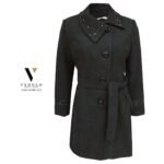 ⁦מעיל אופנתי ואלגנטי של TOOT JACET 1580-GREY⁩ – תמונה ⁦2⁩