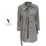 ⁦מעיל אופנתי ואלגנטי של TOOT JACET 1580-LIGHT GREY⁩ – תמונה ⁦2⁩