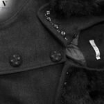 ⁦מעיל אופנתי ואלגנטי עם פרווה של TOOT JACET 7200-GREY⁩ – תמונה ⁦6⁩