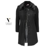 מעיל אופנתי ואלגנטי עם פרווה של TOOT JACET 7200-BLACK – תמונה 3