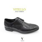 ⁦נעלי עור אלגנטי עם שרוכים של VITELLO⁩ – תמונה ⁦2⁩